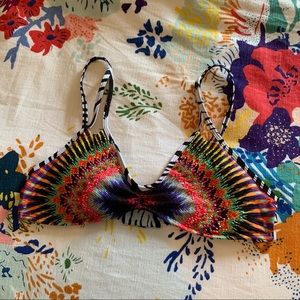 PilyQ African Rays beaded convertible bikini top